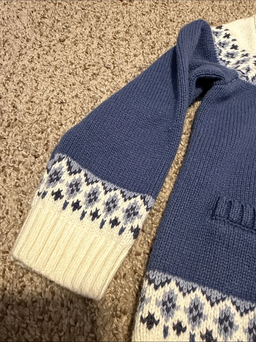 Janie and Jack knitted button